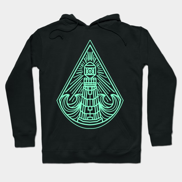 lighthouse line art Hoodie by donipacoceng